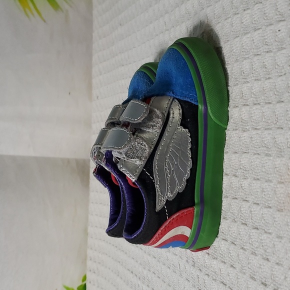 Vans/Marvel Kids Captain America old Sneakers size 5 - Picture 4 of 9